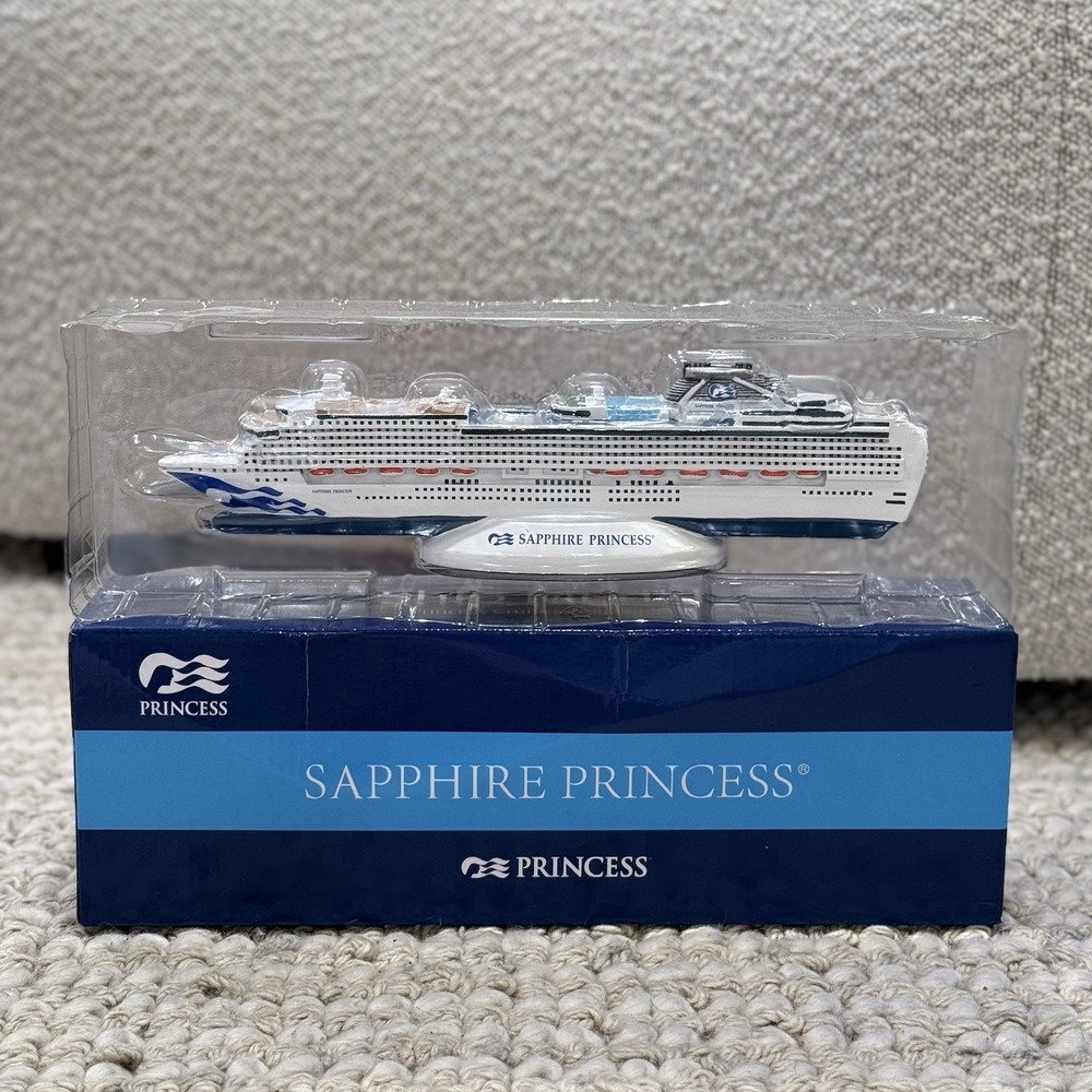 Sapphire Princess Ship Model 12" BRAND NEW in BOX